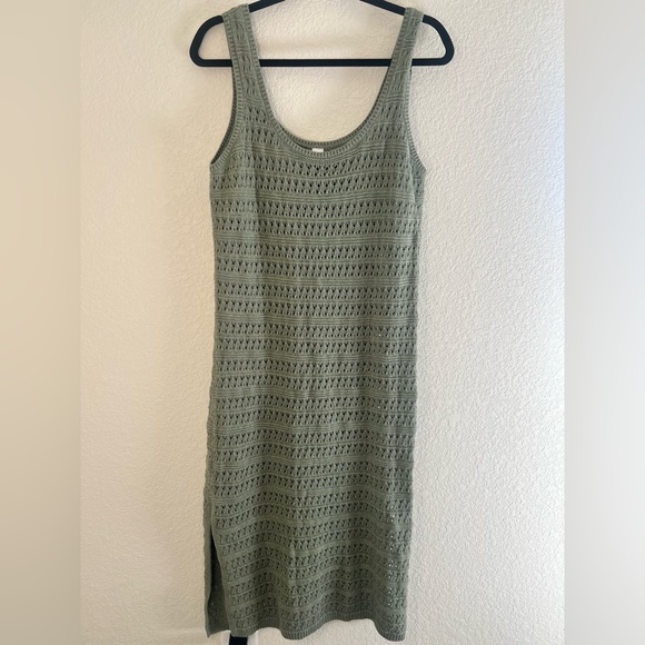 Old Navy Dresses & Skirts - Old Navy Sage Green Knit Tank Maxi Dress or Coverup NWT